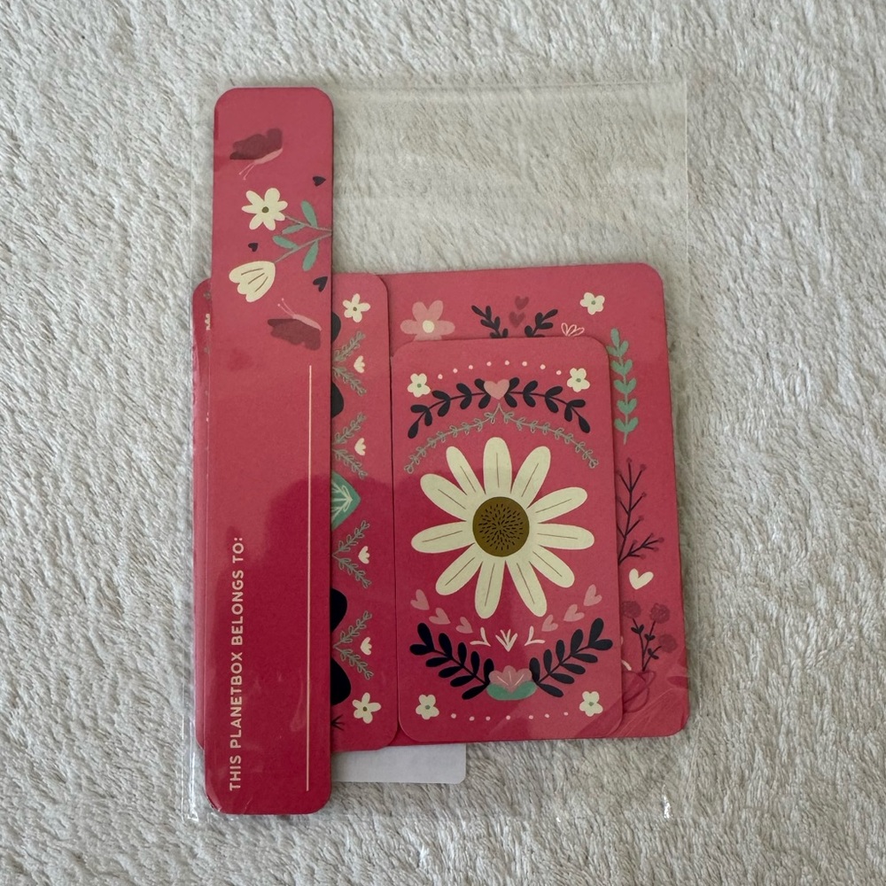 NEW Planet Box 2021 Rover Lunchbox Magnet Set (pink floral)